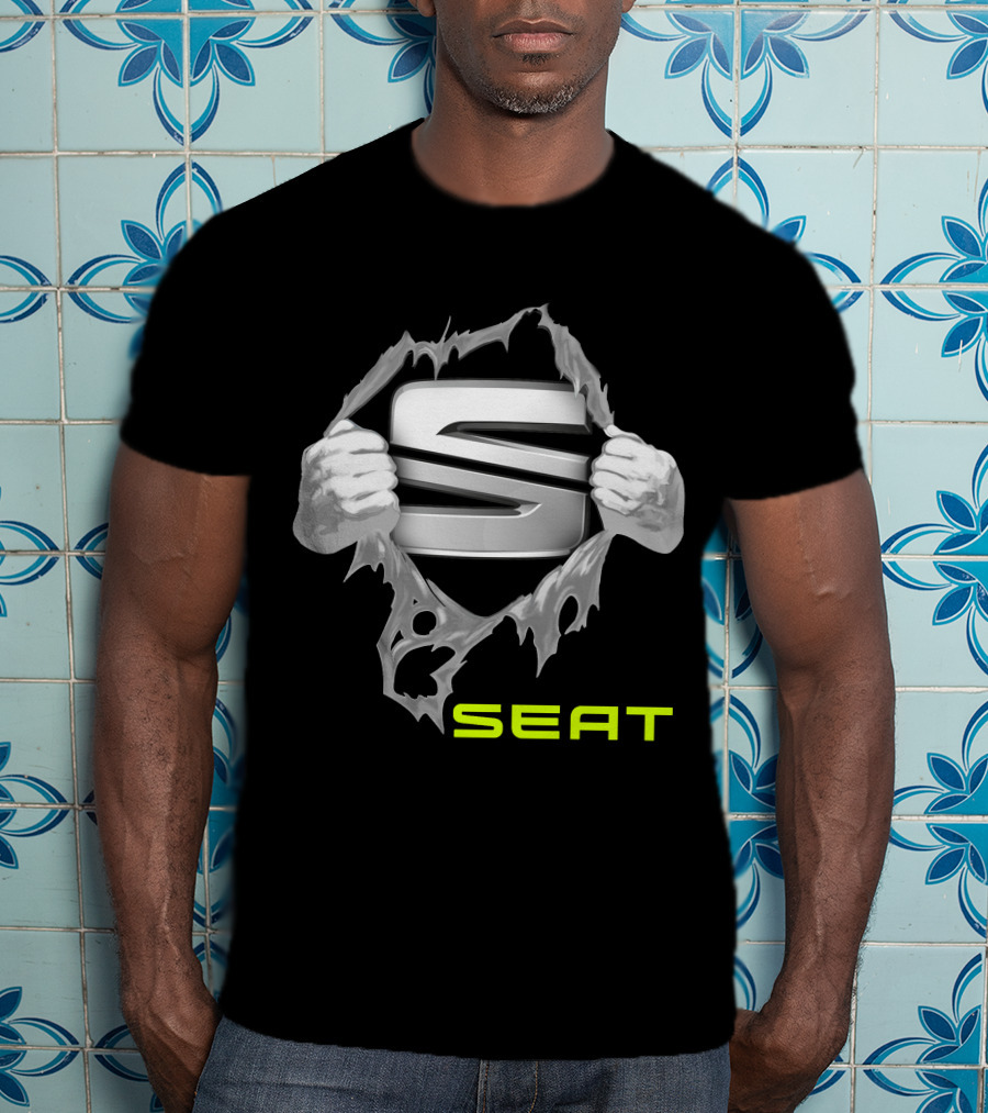 Seat 07 Ripped Logo Hands T-Shirt