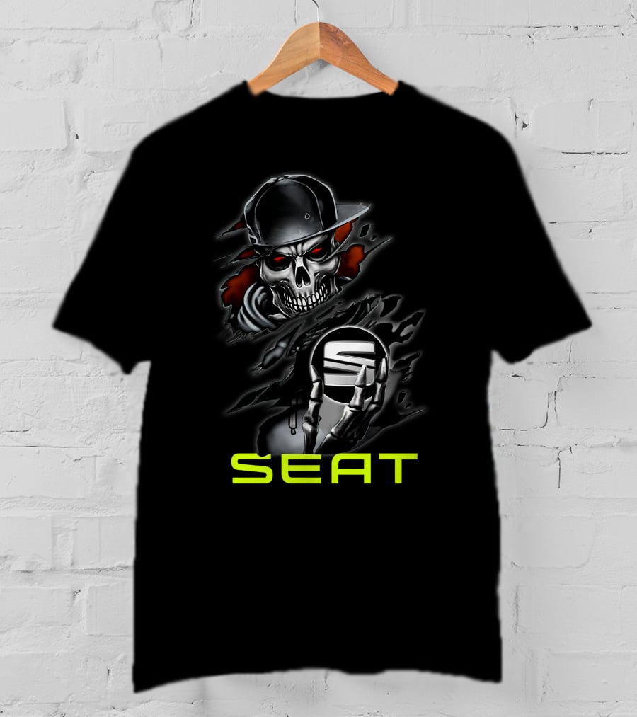 Seat Skull With Cap T-Shirt