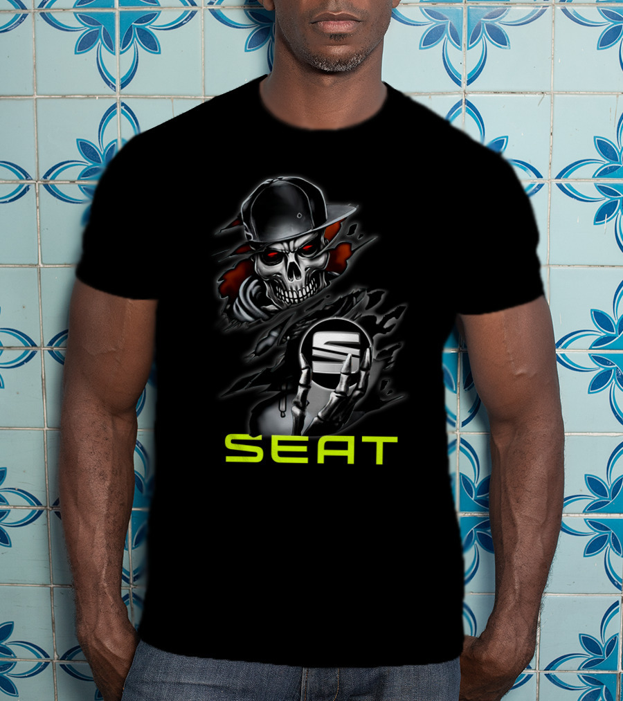 Seat Skull With Cap T-Shirt