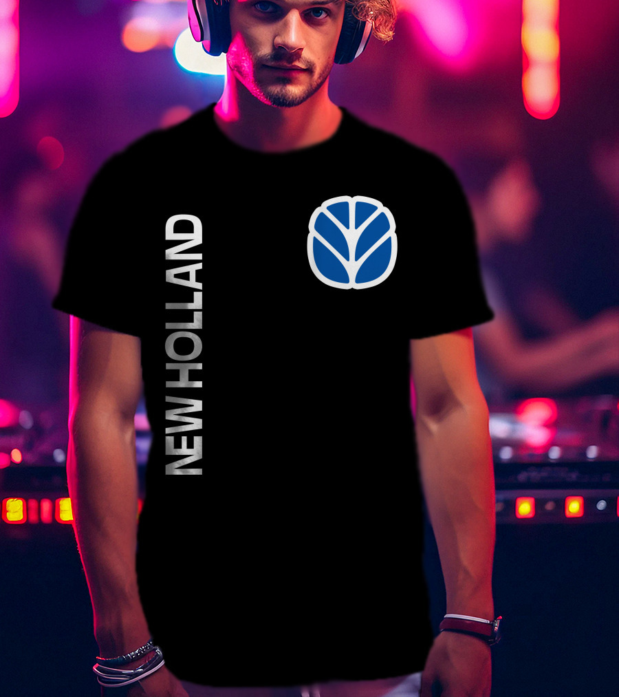 New Holland 12 Logo Blue T-Shirt