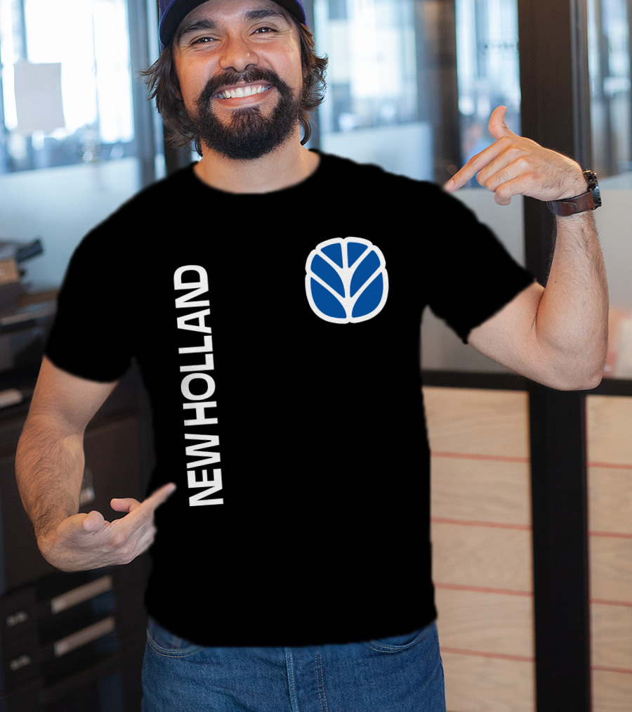 New Holland 12 Logo Blue T-Shirt