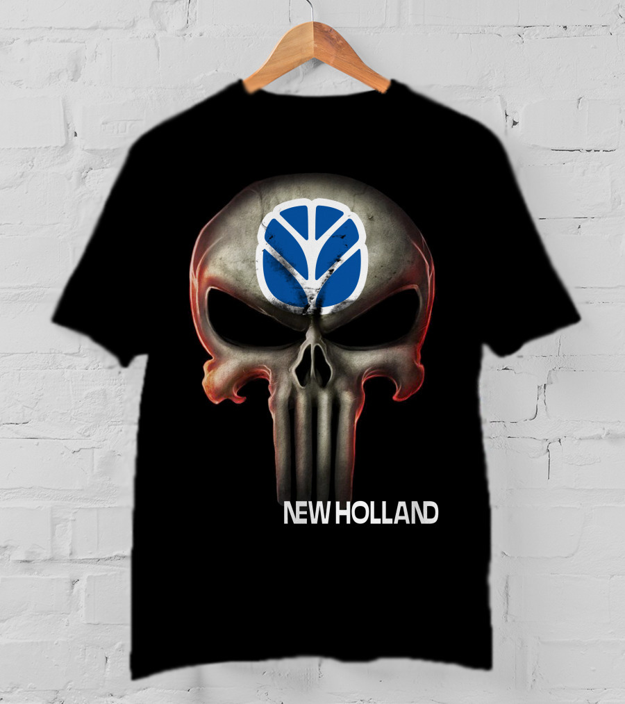 New Holland Punisher Skull T-Shirt