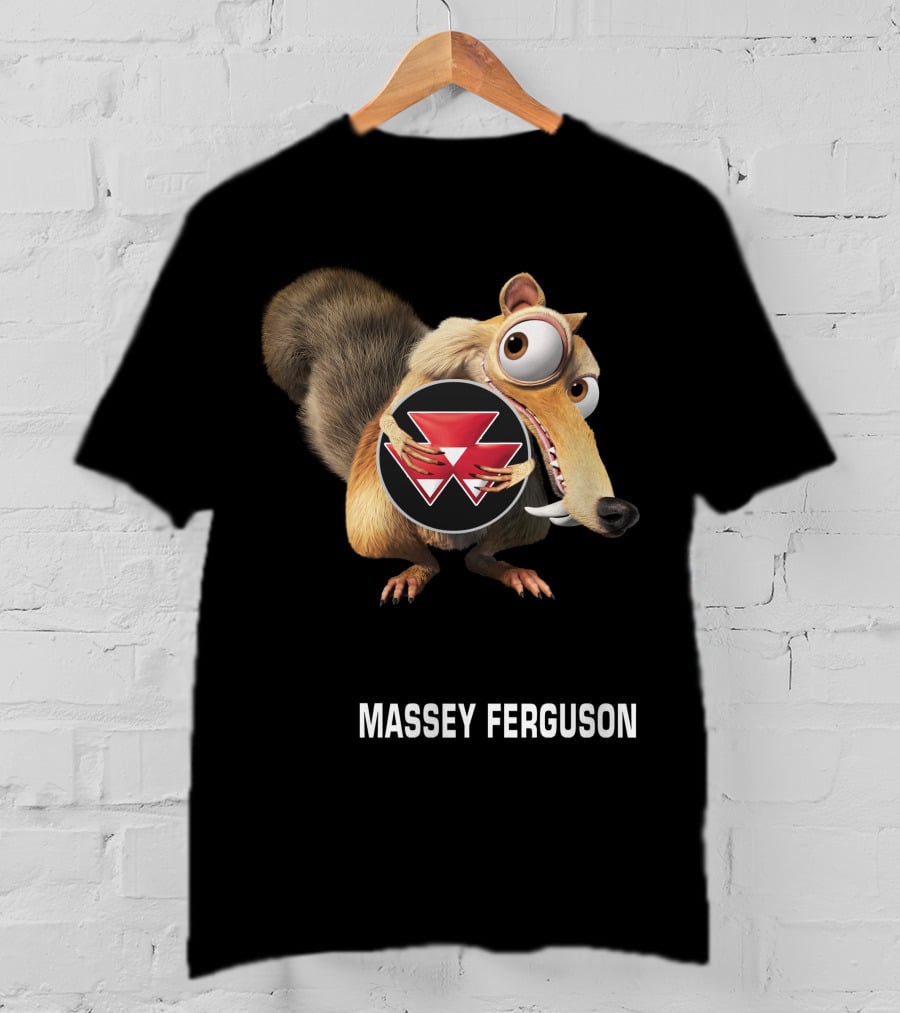 Massey Ferguson Ice Age Scrat Holding T-Shirt
