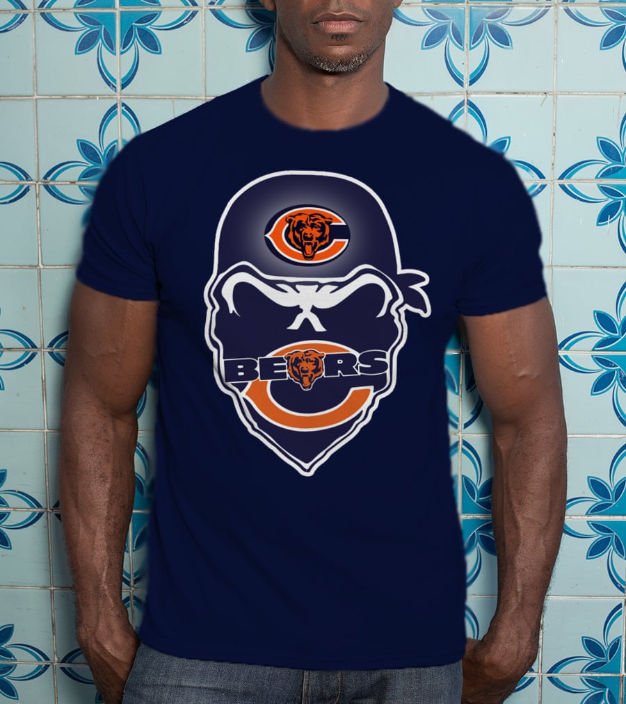 Chicago Bears Pirate Logo Bears T-Shirt