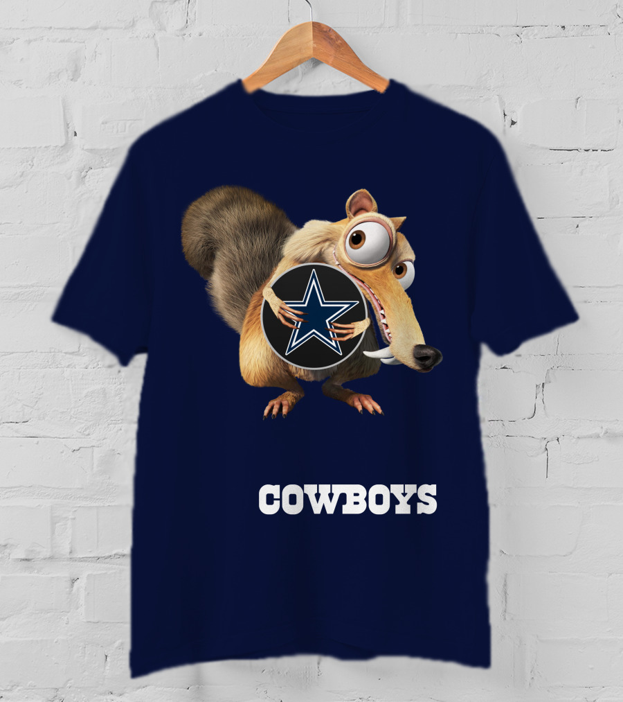 Cowboys Scrat Holding Star T-Shirt