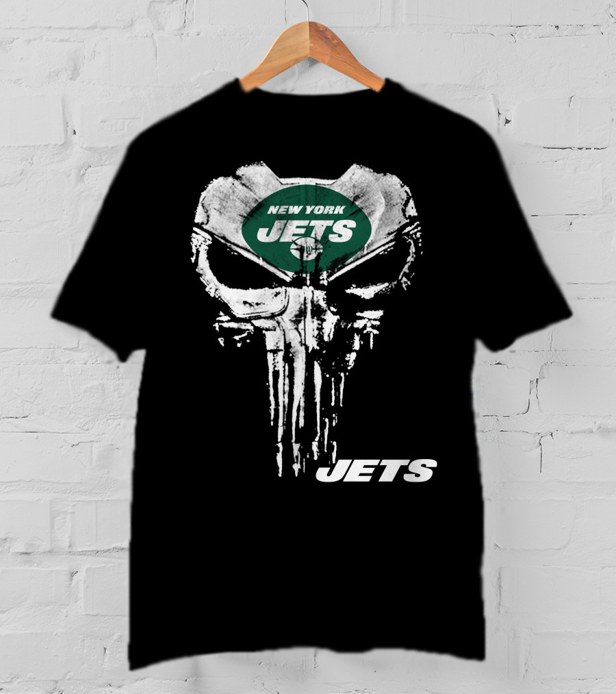 New York Jets Punisher Skull Jets T-Shirt