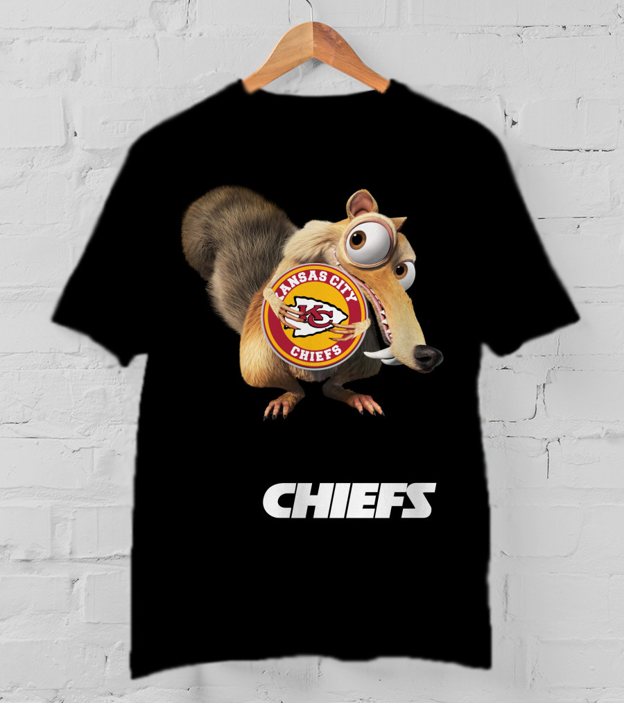 Kansas City Chiefs Mascot Logo With Character Chiefs T-Shirt