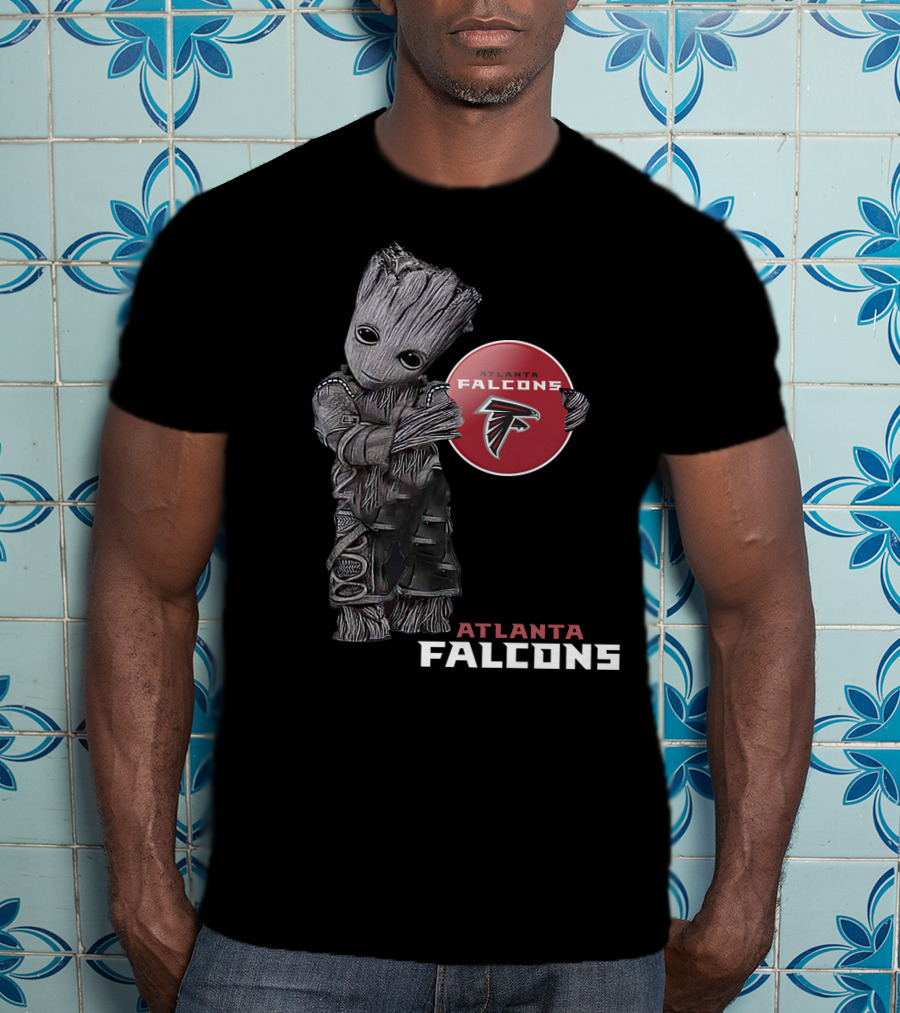 Atlanta Falcons Guardians Groot Crossover T-Shirt