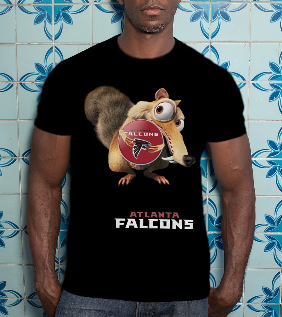 Atlanta Falcons Ice Age Crossover Scrat T-Shirt