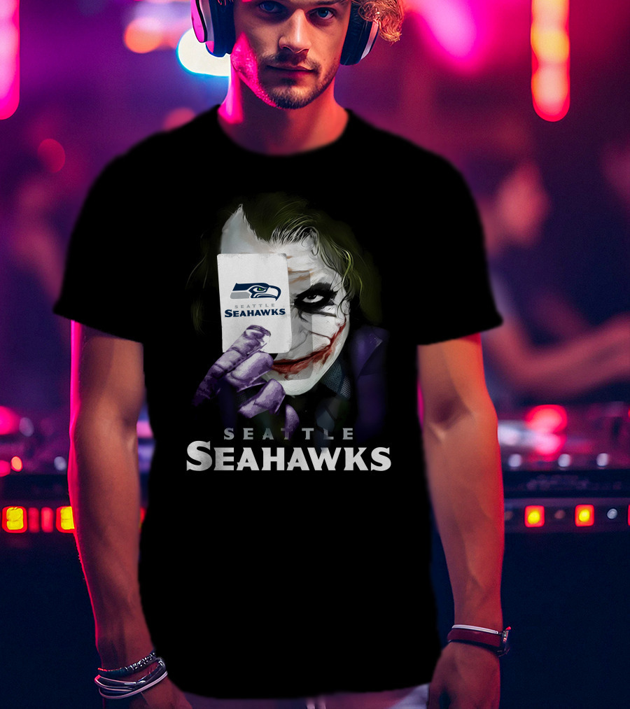 Seattle Seahawks Joker Card T-Shirt