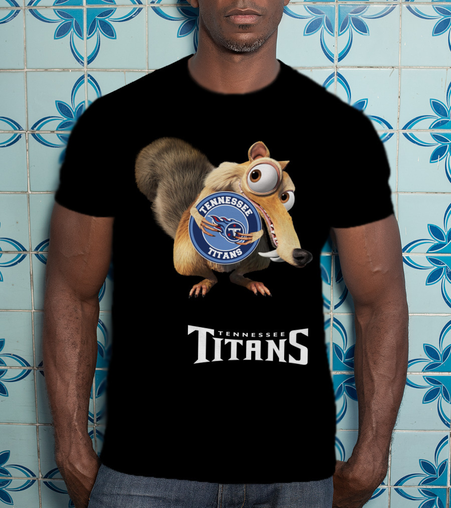 Tennessee Titans Ice Age Scrat T-Shirt