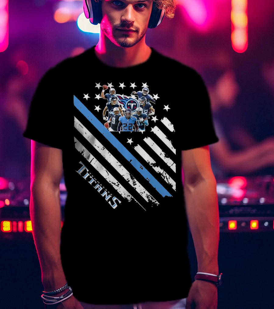Titans 06 Nfl Team Stars And Stripes T-Shirt