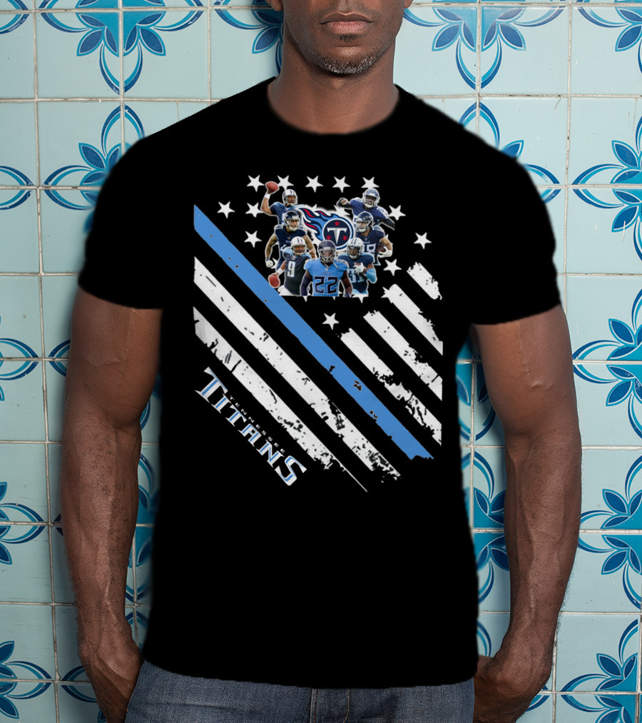 Titans 06 Nfl Team Stars And Stripes T-Shirt
