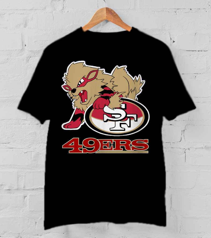 49ers Sf Logo Arcanine Fusion T-Shirt