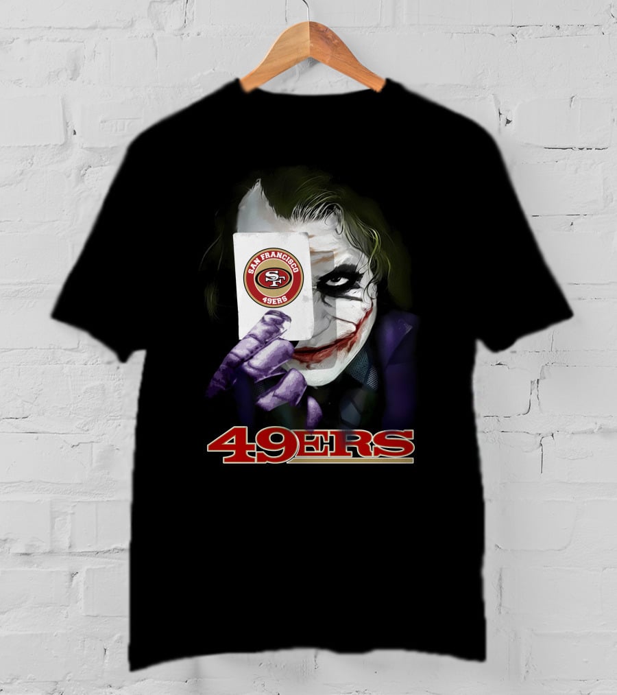 San Francisco 49ers Joker Playing Card T-Shirt