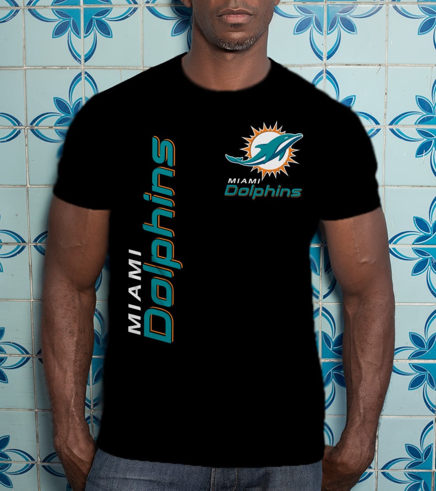 Miami Dolphins 10 Football Team T-Shirt