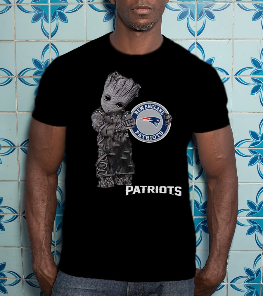 New England Patriots Groot Fan Art T-Shirt