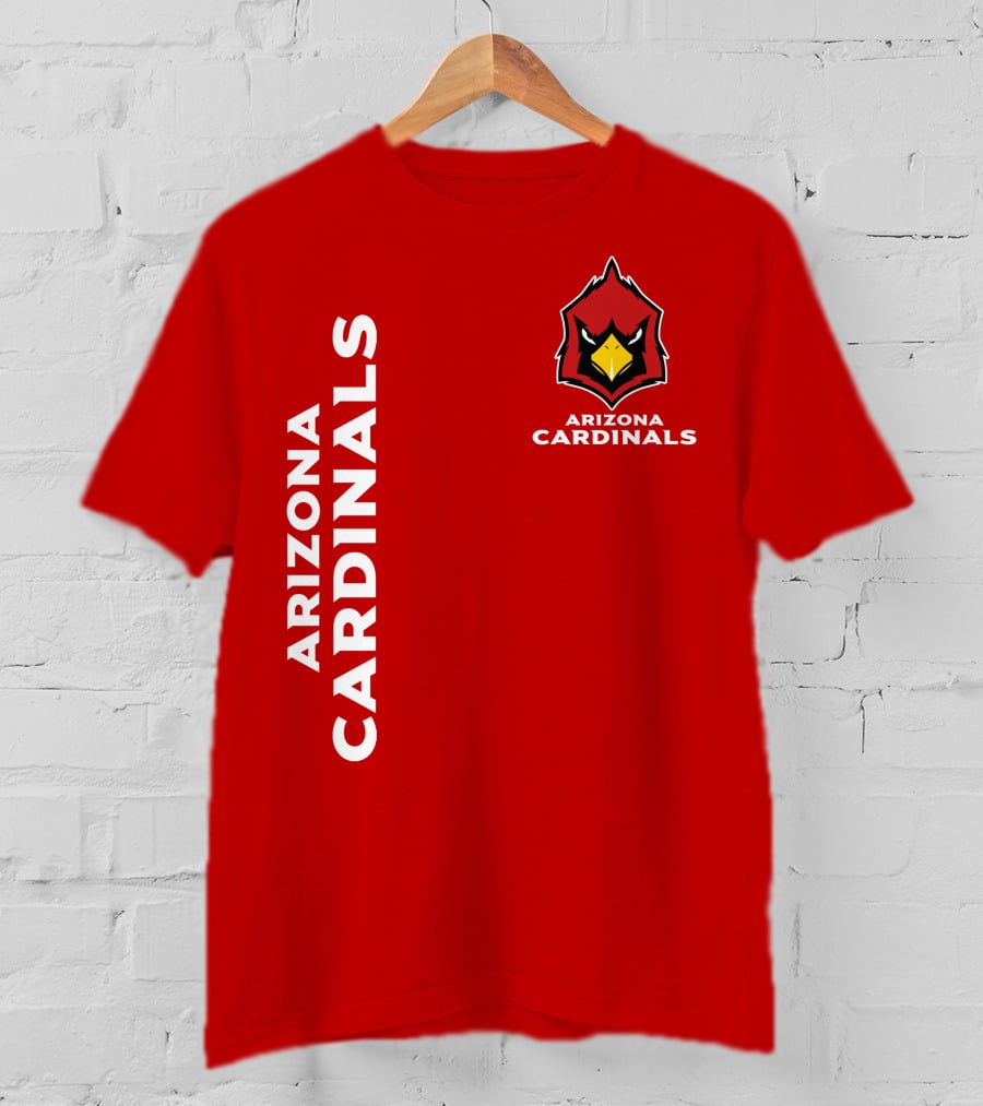 Arizona Cardinals Nfl Team Red Bold T-Shirt