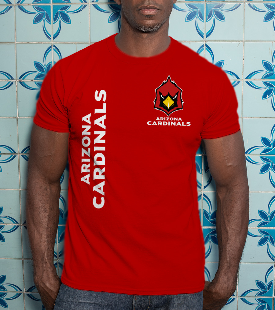 Arizona Cardinals Nfl Team Red Bold T-Shirt
