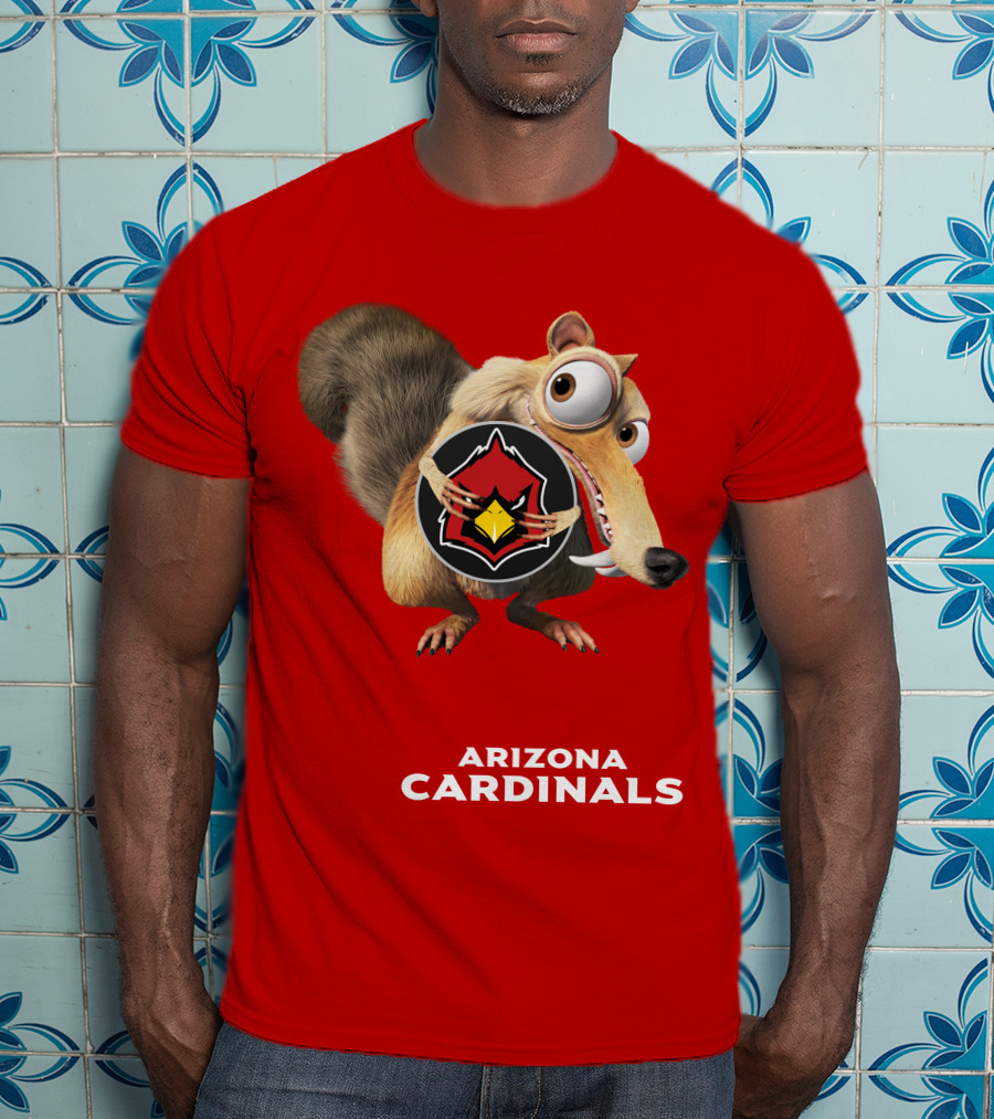 Arizona Cardinals Scrat Ice Age Collaboration T-Shirt