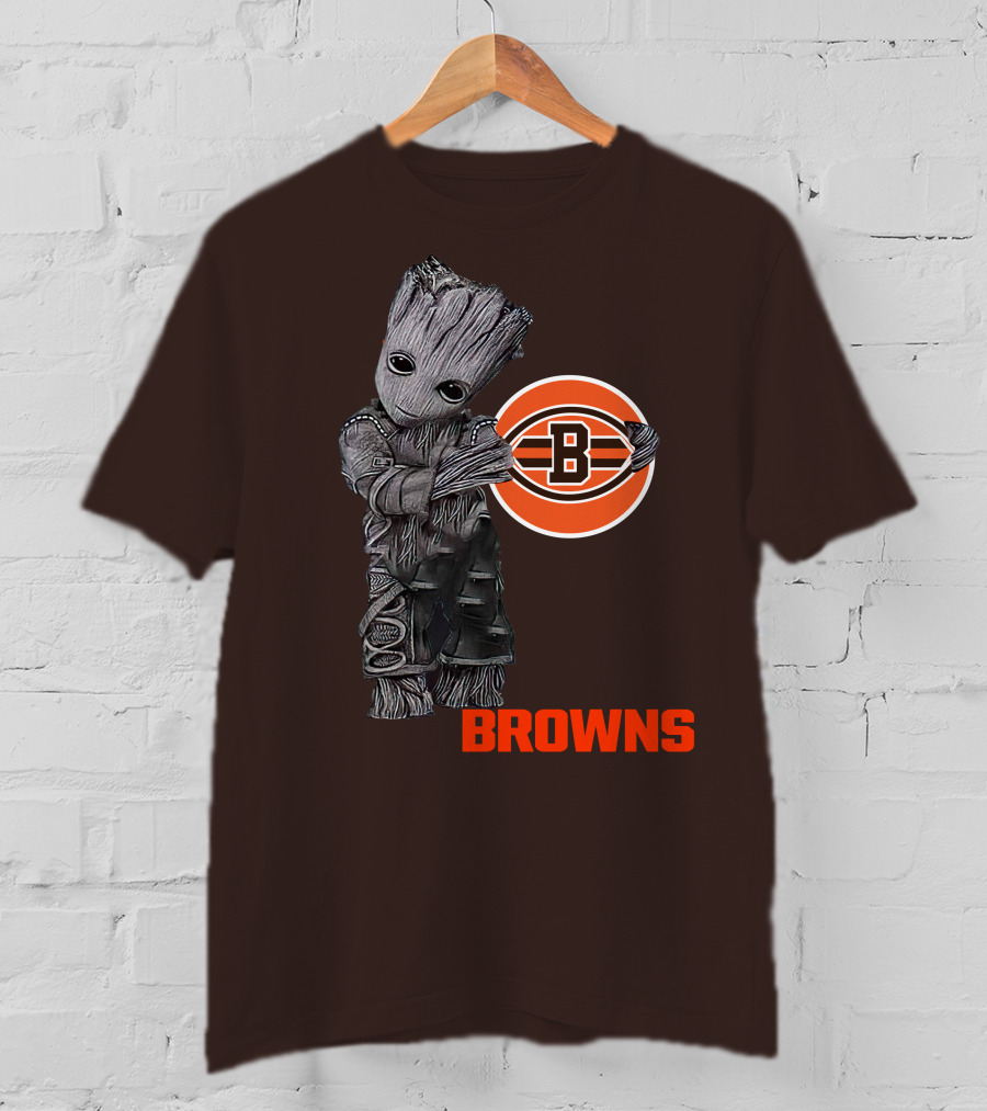 Browns Groot Meets Football Team Spirit T-Shirt