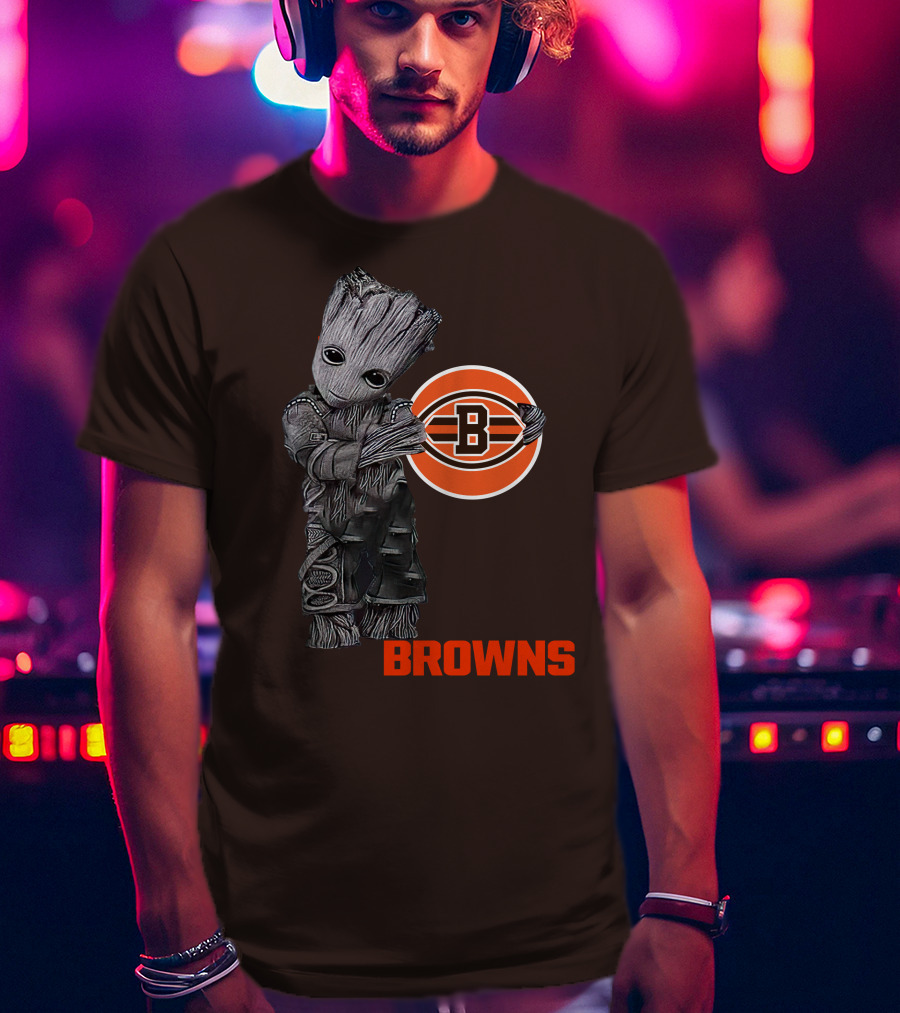Browns Groot Meets Football Team Spirit T-Shirt