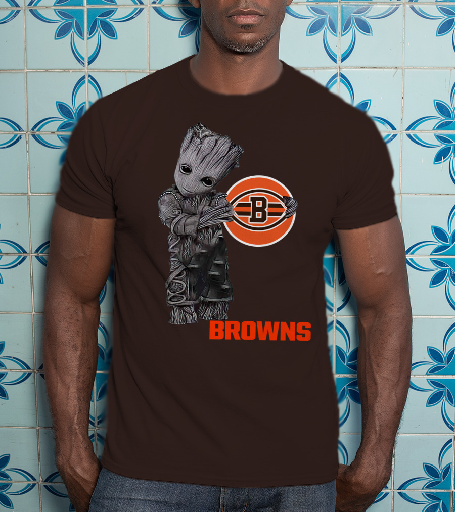 Browns Groot Meets Football Team Spirit T-Shirt
