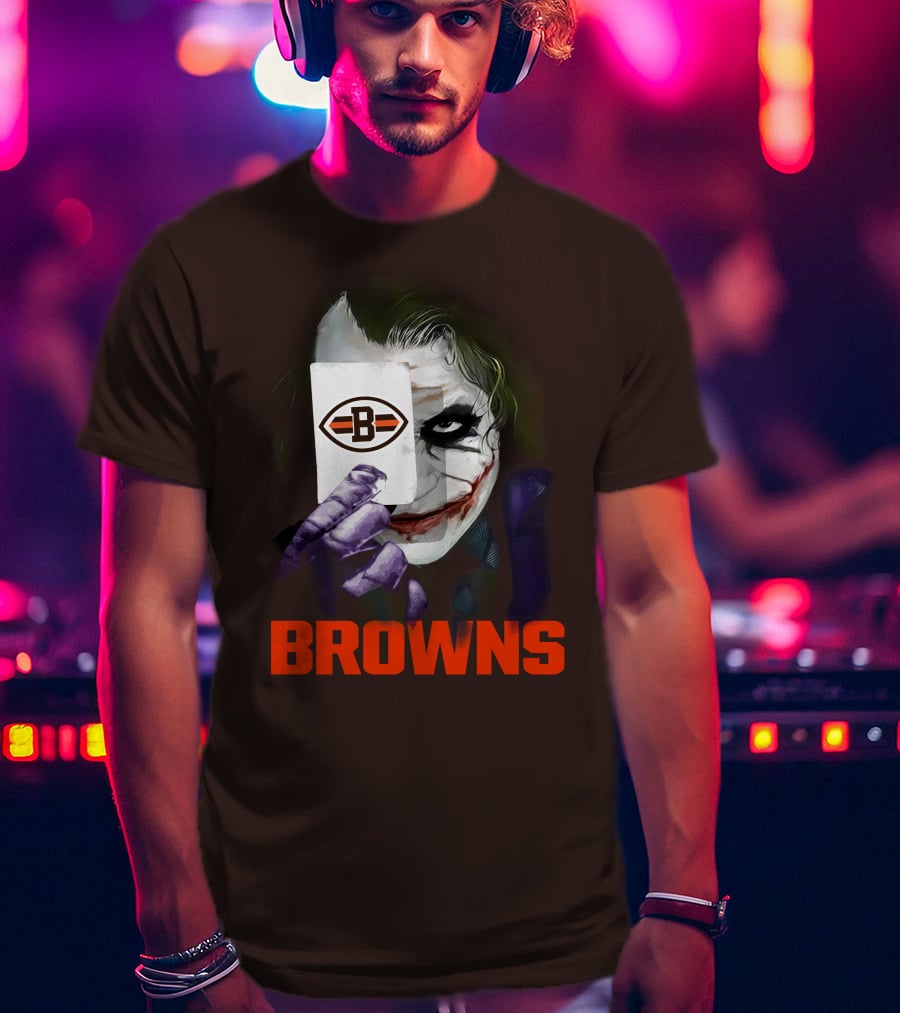 Browns Joker Card T-Shirt
