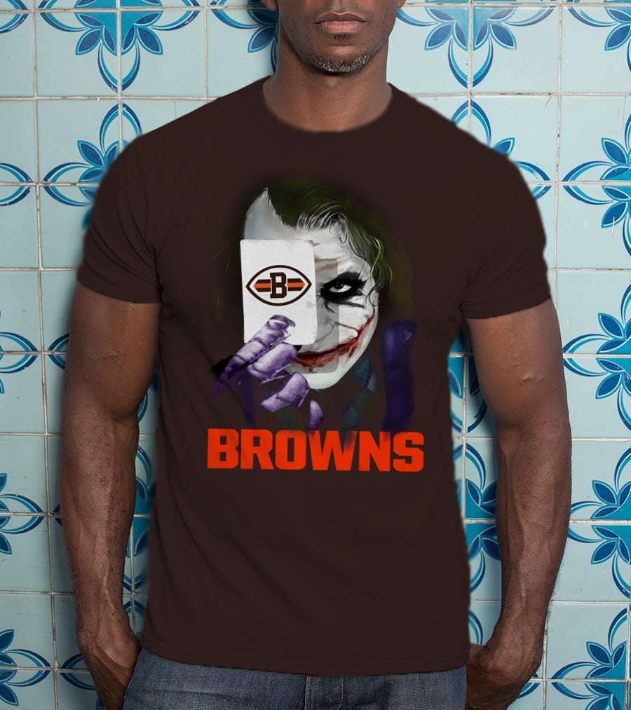 Browns Joker Card T-Shirt