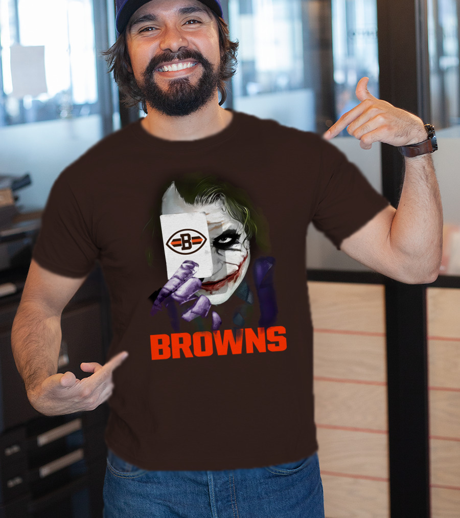 Browns Joker Card T-Shirt
