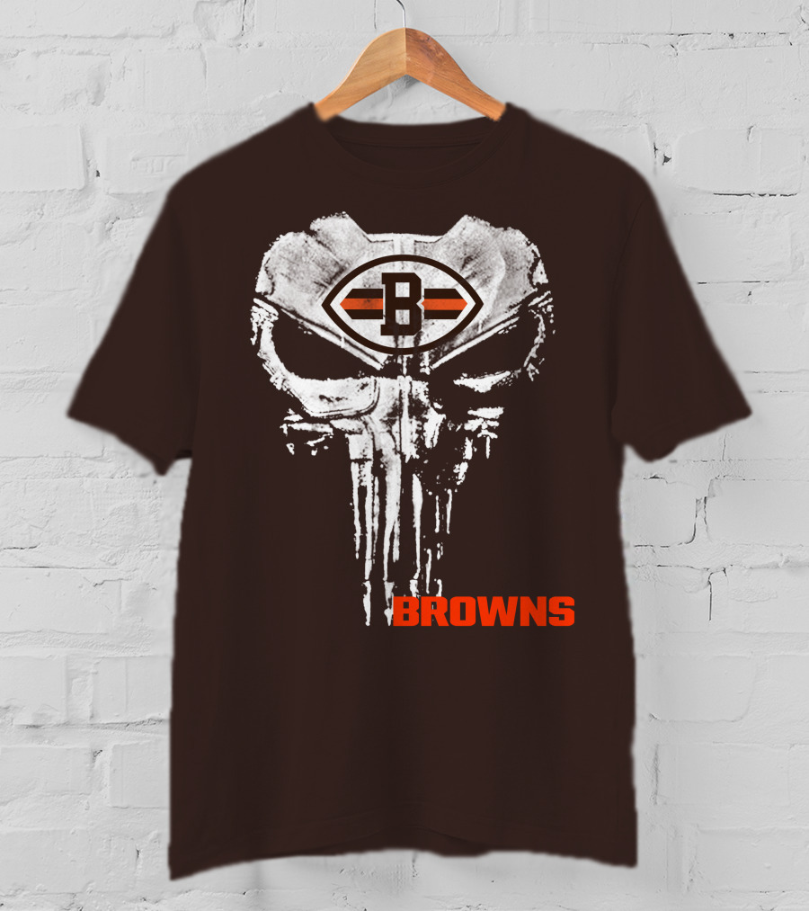Browns Skull Logo B T-Shirt