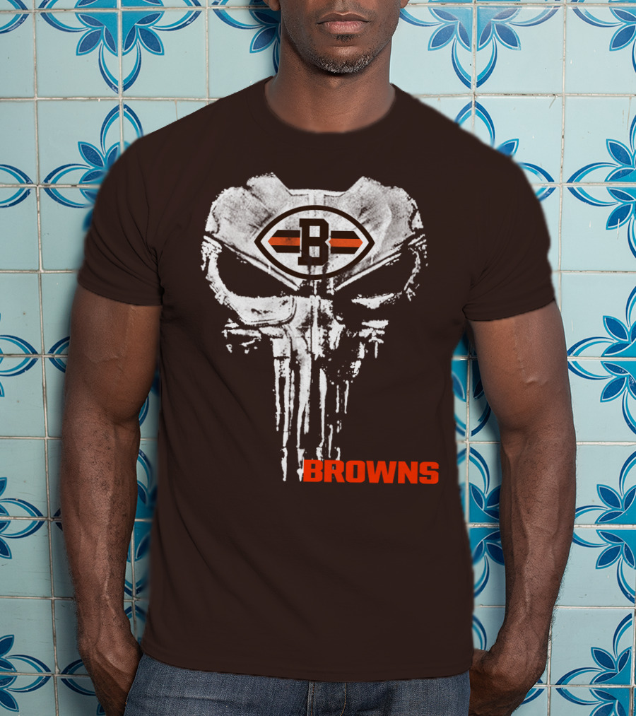 Browns Skull Logo B T-Shirt