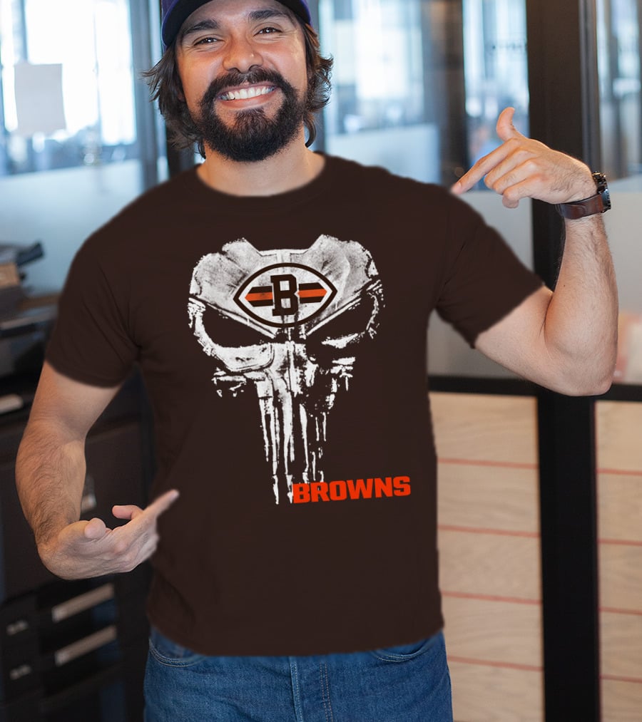 Browns Skull Logo B T-Shirt