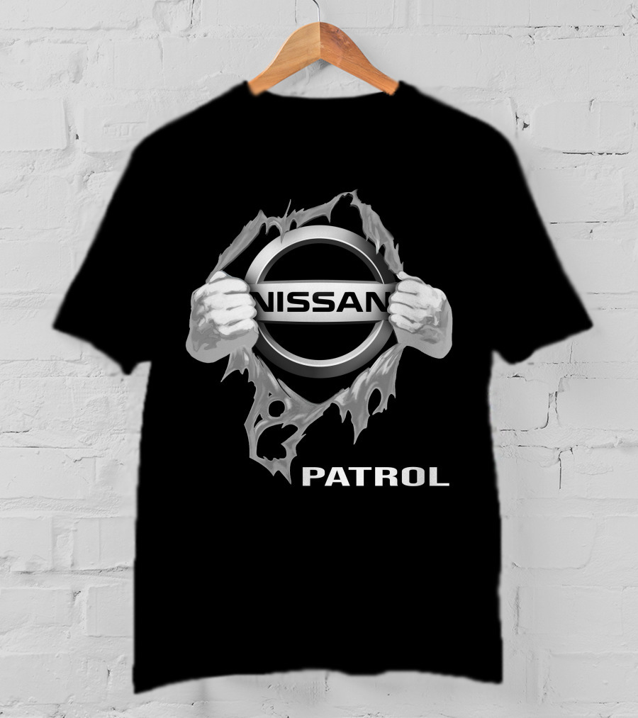 Nissan Patrol Logo Tearing Through T-Shirt