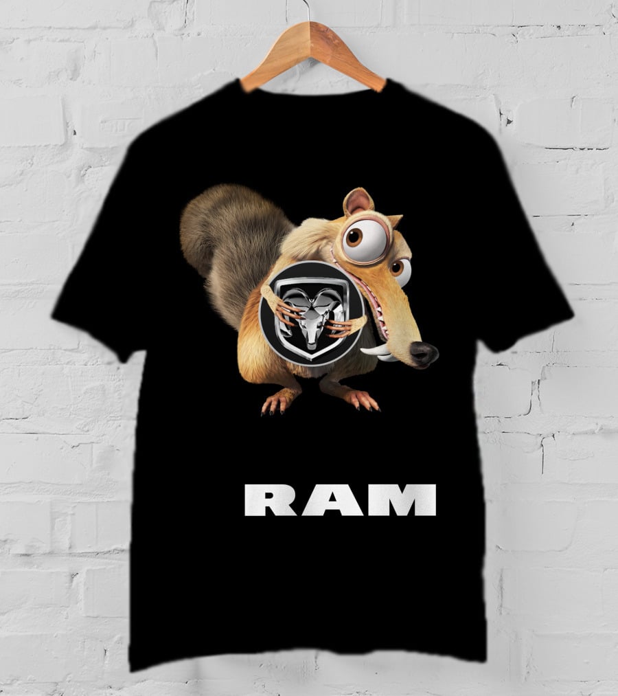Scrat Ice Age Ram Logo T-Shirt