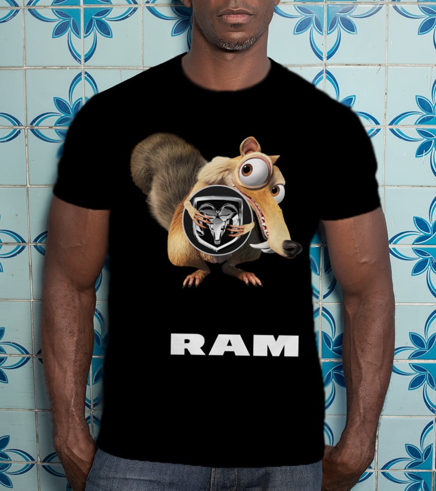 Scrat Ice Age Ram Logo T-Shirt