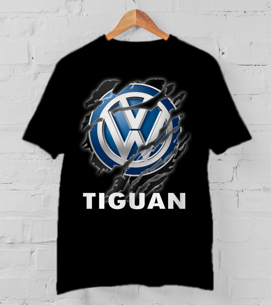 Tiguan Volkswagen Logo Scratch T-Shirt