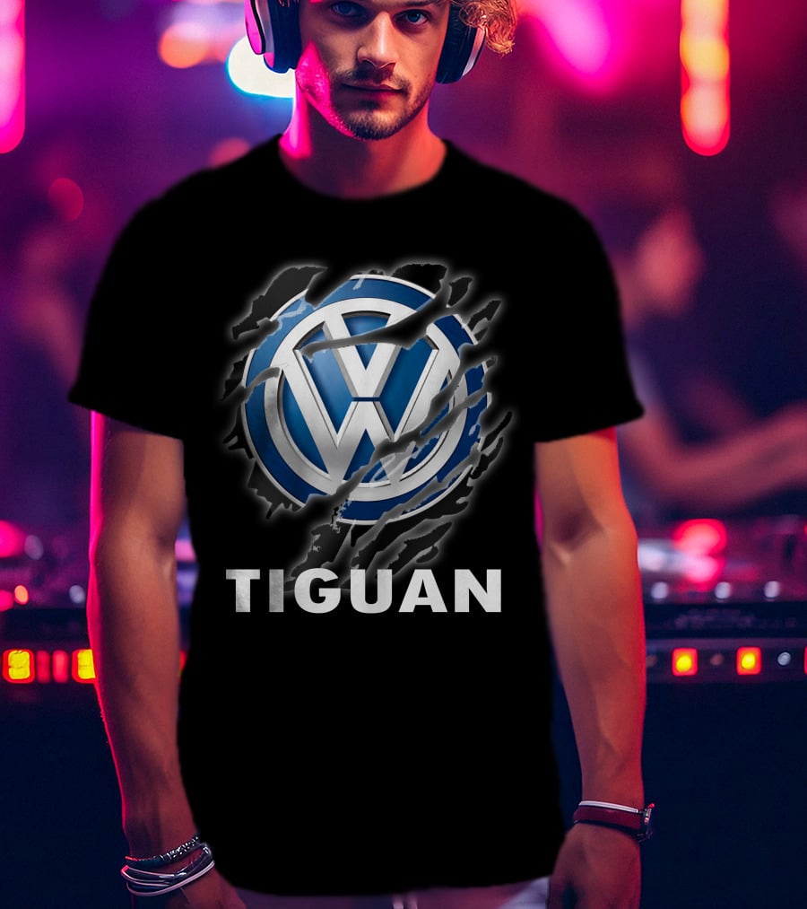 Tiguan Volkswagen Logo Scratch T-Shirt