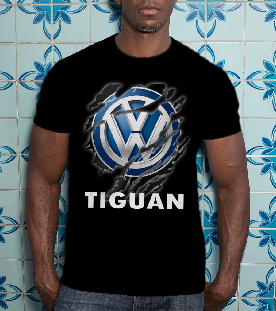 Tiguan Volkswagen Logo Scratch T-Shirt
