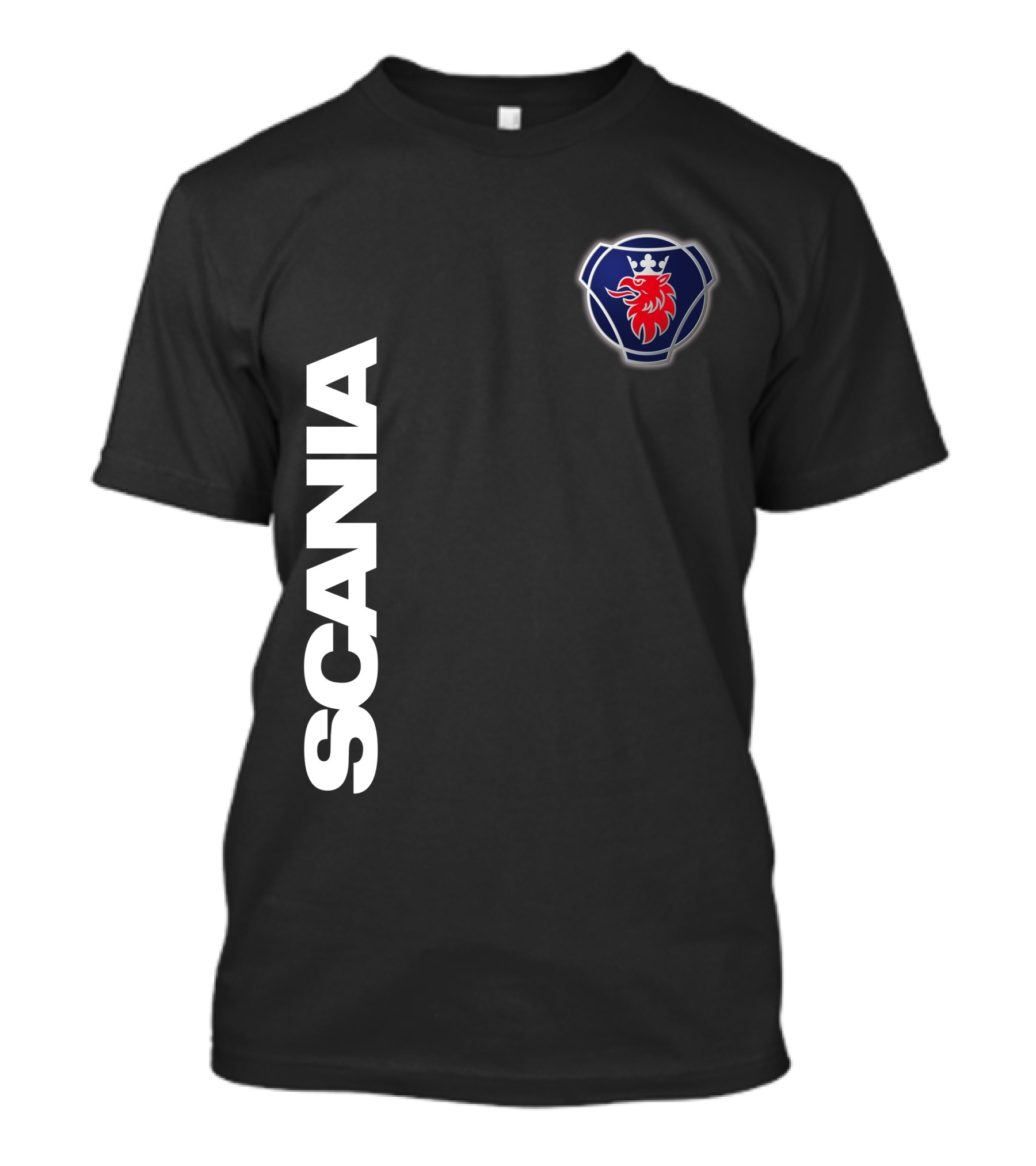 Scania Emblem King Of The Road Lion Badge T-Shirt