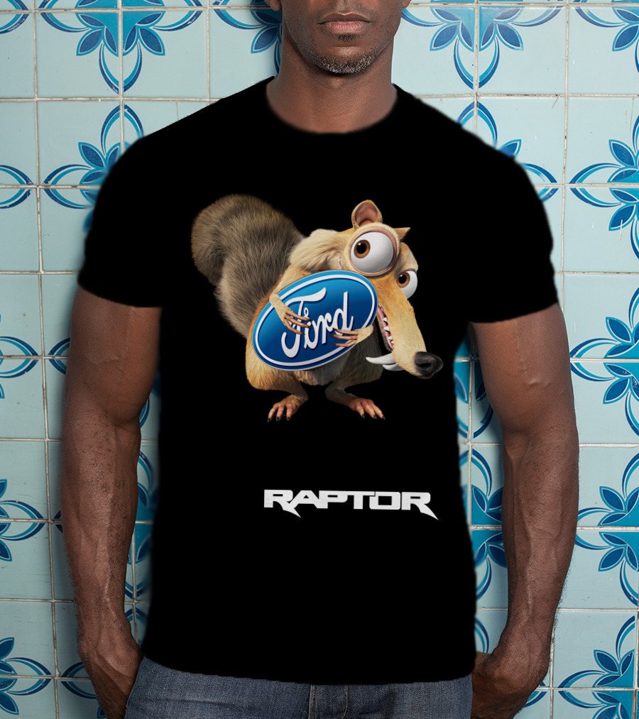 Ford Raptor 05 Scrat Holding T-Shirt