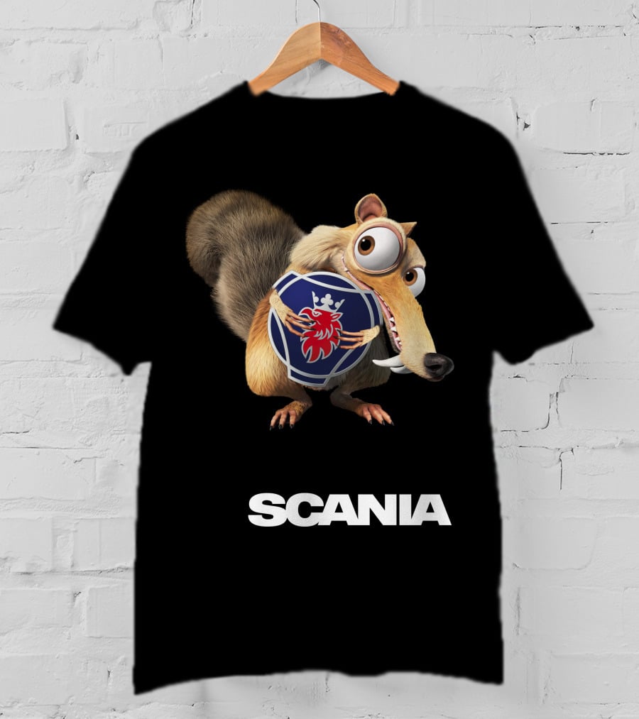 Scania Ice Age Scrat Shield T-Shirt