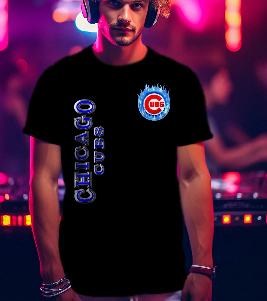Chicago Cubs 03 Flame T-Shirt