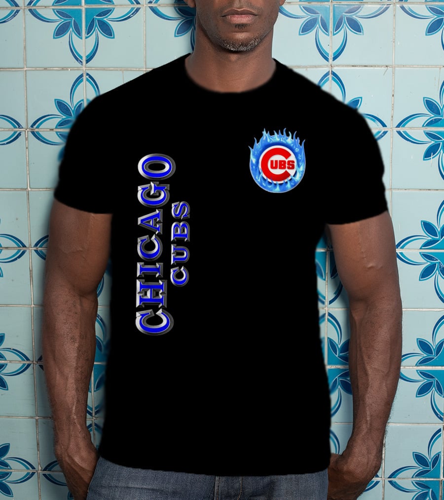 Chicago Cubs 03 Flame T-Shirt