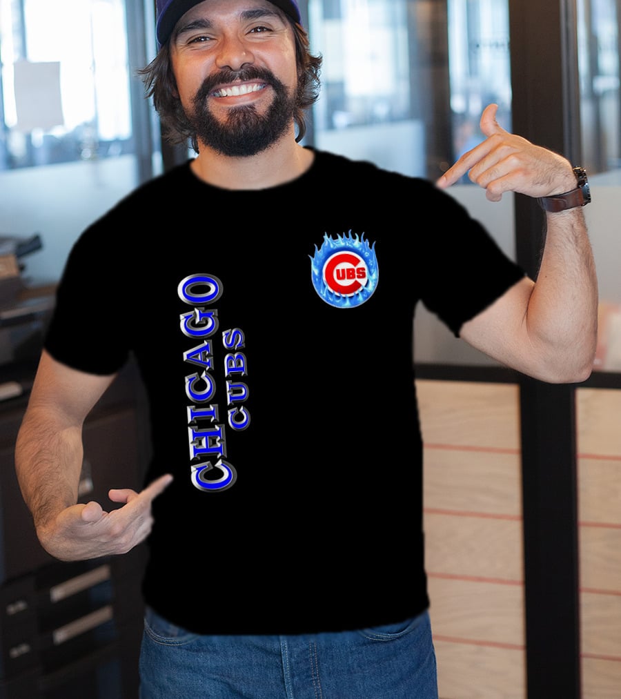 Chicago Cubs 03 Flame T-Shirt