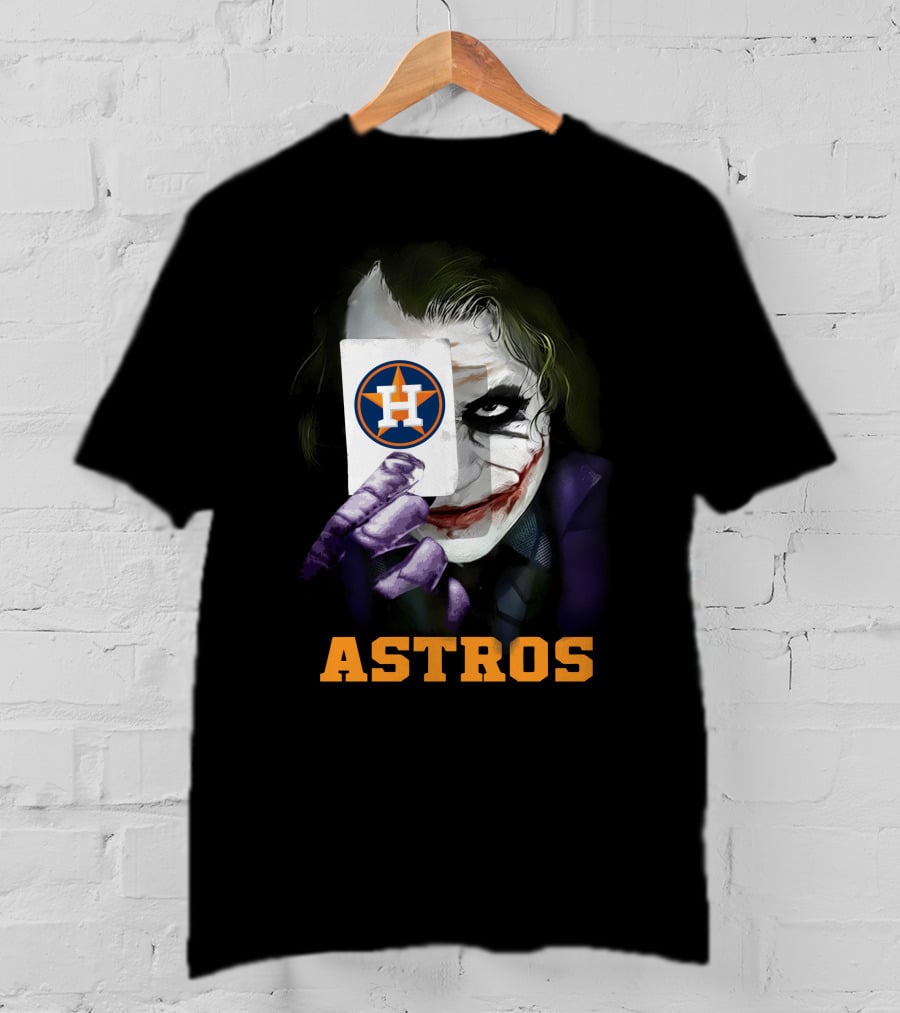 Astros Joker Houston Baseball Card T-Shirt