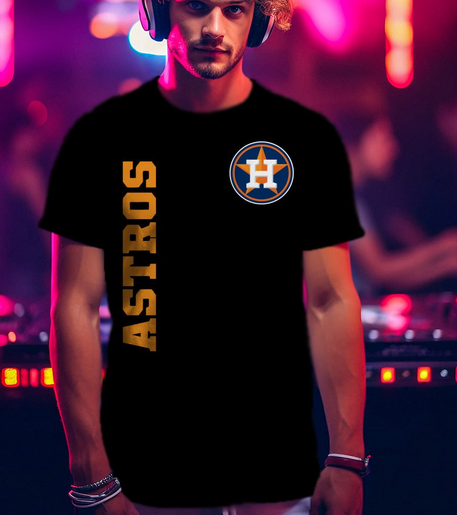 Astros Houston Logo Vertical T-Shirt