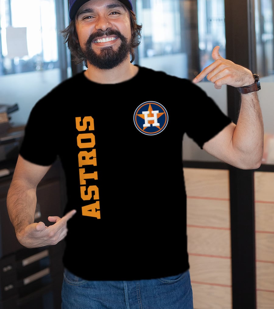 Astros Houston Logo Vertical T-Shirt
