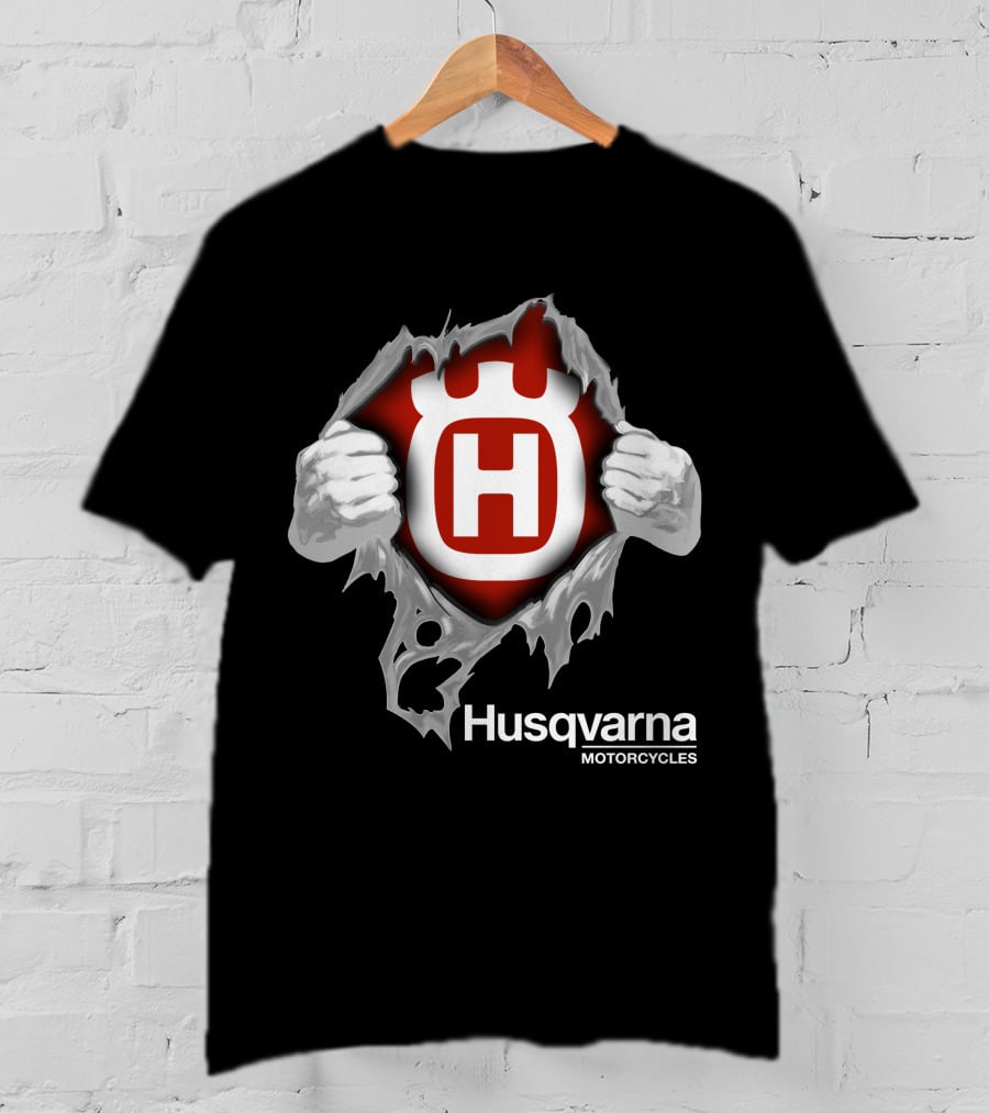 Husqvarna Motorcycles Iconic Emblem Unveiling T-Shirt