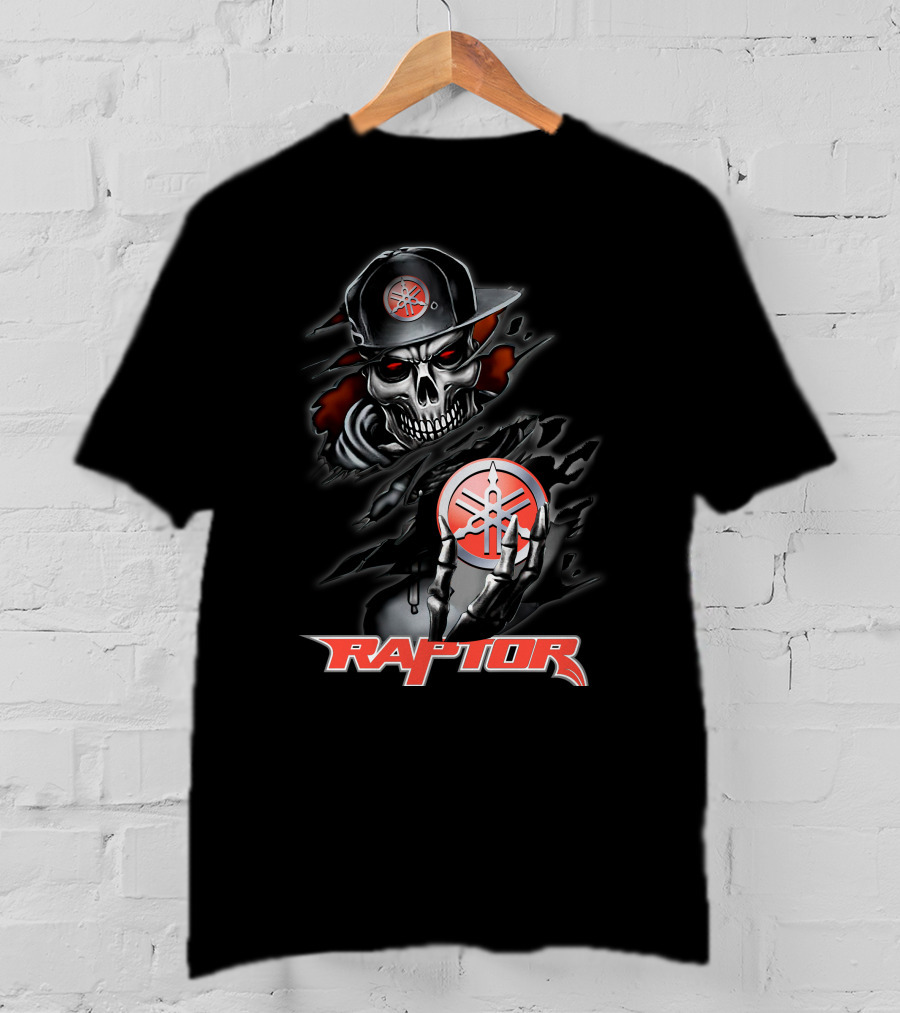 Raptor14 Yamaha Skull And Hat T-Shirt